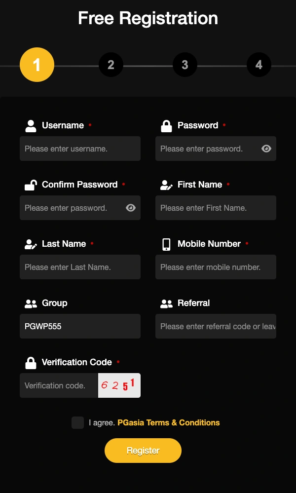 Secure and easy login process on 88PISO Casino platform.